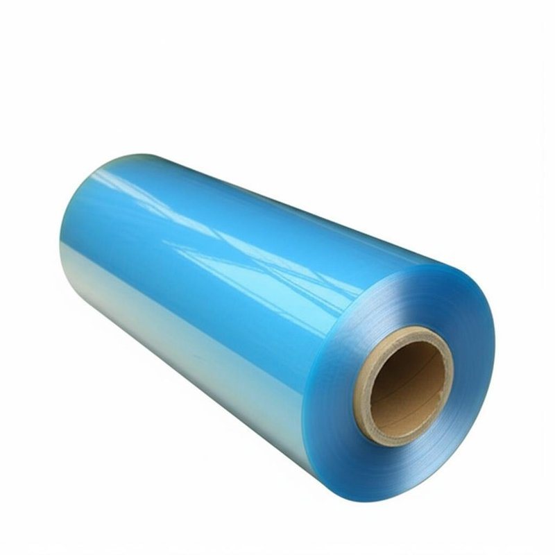 30-50 Mic Thickness PVC Shrink Film for Transparent Packaging Original And Bluish